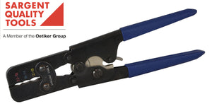 Insulated terminal crimper for numerous applications.  Automotive, electrical and electronic terminals covered.  