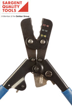 Insulated terminal crimper for numerous applications.  Automotive, electrical and electronic terminals covered.  