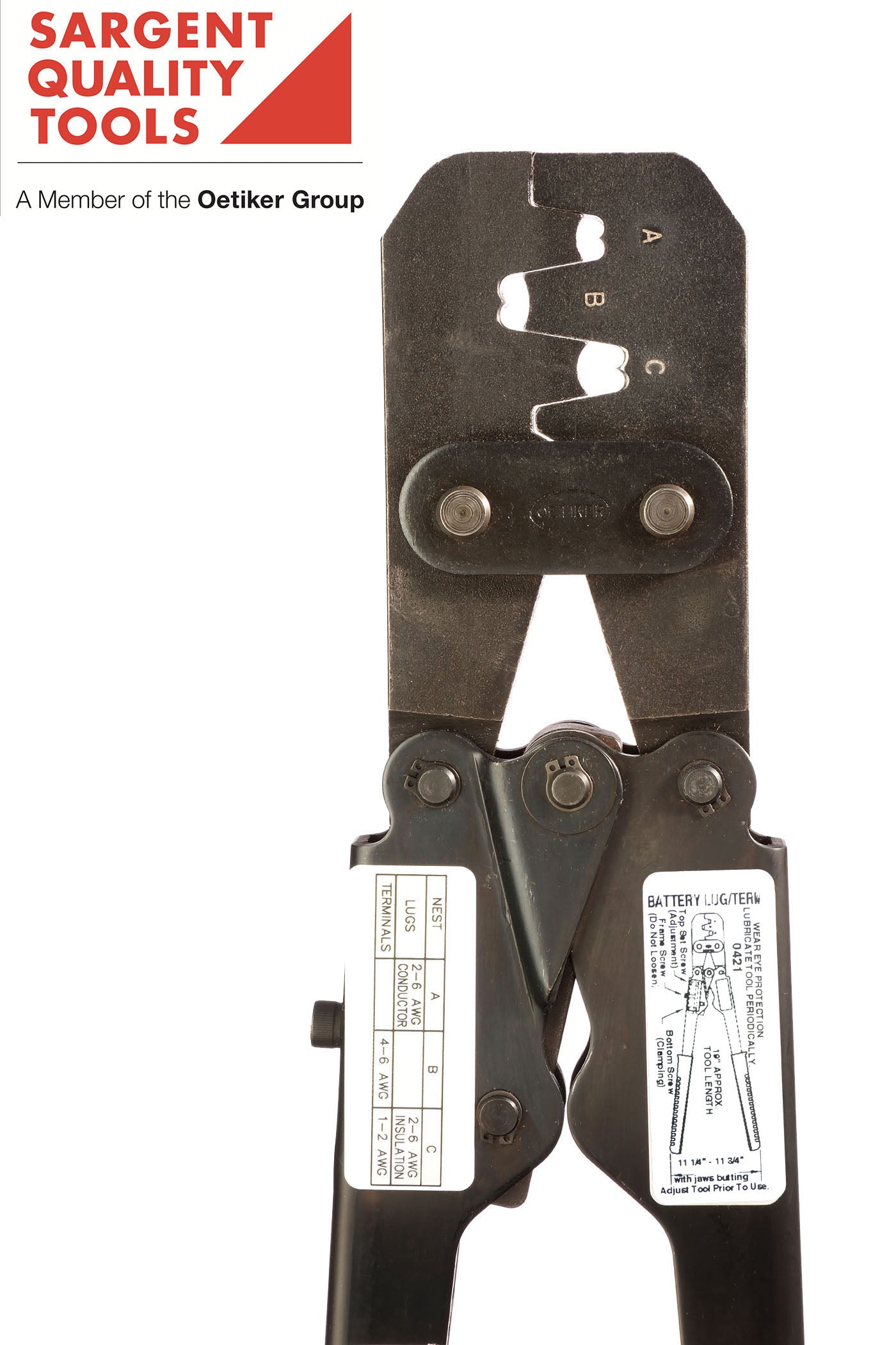 Battery Cable Crimper for Lead-Free Terminals B style auto and