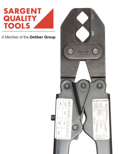 Auto & Truck Battery Crimp Tool for Cast Heavy Duty Tube Lugs & Terminals and Standard Wall Lugs - SARGENT® #6226 CT