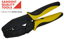Ratcheted crimp tool for insulated terminals.  Economical and tough.