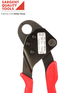 Compact 3/4" PEX tubing size crimper for copper rings.  Excellent in limited access areas.