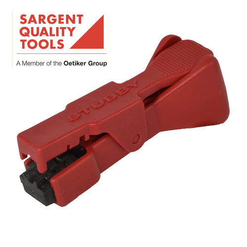 Genuine STUBBY Cartridge Stripper for RG6/59 Coax Tight Spots - SARGENT® #8500 S