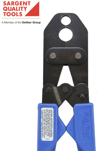 Dual Cavity Plumbing PEX Pressing Tool for PEX Stainless Steel Press Sleeves 1/2