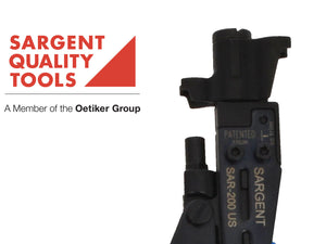 Coax Compression Drop Tool - best tool in tight spaces SARGENT ® #SAR-200 US (CIFA #24538)